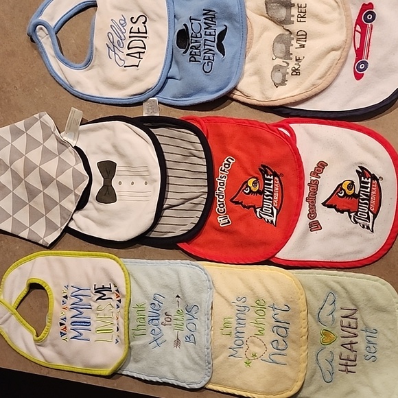 Baby Bibs Set of 13 - Picture 1 of 15